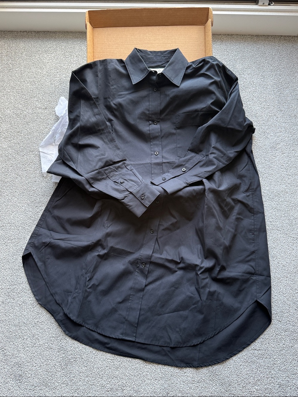 Mamène Phoebe Mini Shirt Dress in Poplin - Size 1, S/M